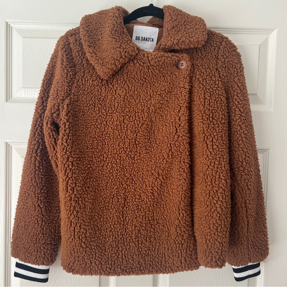 BB Dakota Brown Sherpa Jacket
